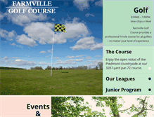 Tablet Screenshot of golffarmvilleva.com